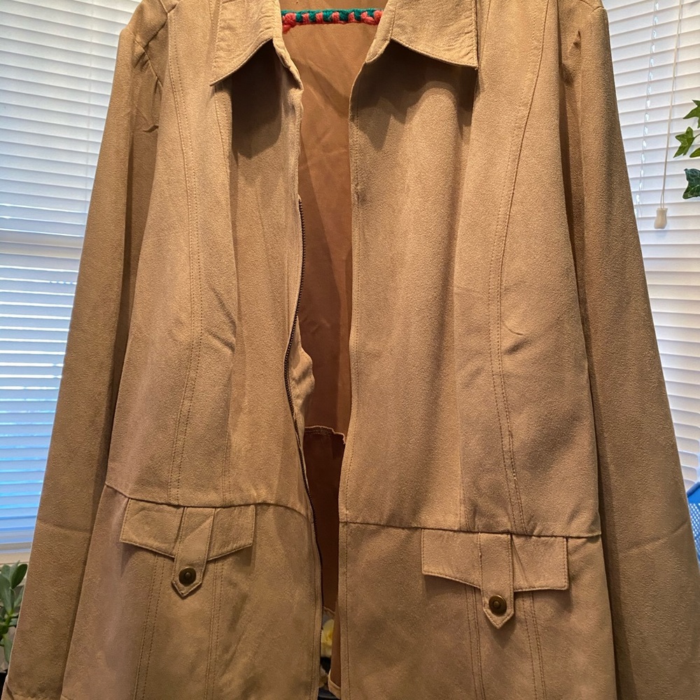 Women’s soft suede jacket